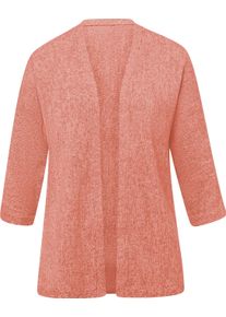 Dames Vest grapefruit/wit gemêleerd Maat 42