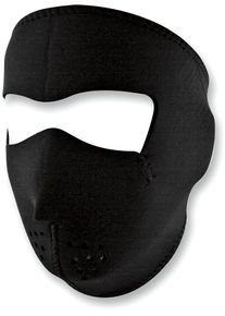 Zan Headgear Solid, masque facial , couleur: Noir , taille: Taille unique