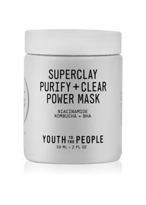 Youth To The People Superclay Purify + Clear Power Mask maschera detergente viso 59 ml