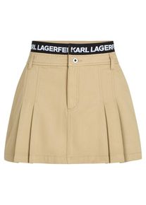 KARL LAGERFELD JEANS Dames Rok camel / zwart / wit 40