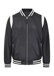 Bolongaro Trevor Heren Tussenjas 'Teddy Bomber' zwart / wit L