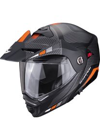Scorpion ADX-2 Camino, flip up helmet , color: Matt Black/Grey/Orange , size: S