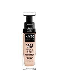 Nyx Cosmetics NYX Professional Makeup Can't Stop Won't Stop Foundation - Light Porcelain 30 ml