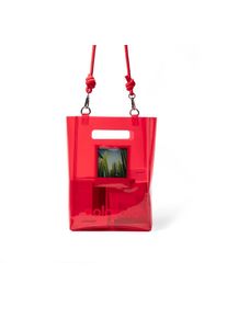Polaroid bucket bag gemaakt van TPU, rood