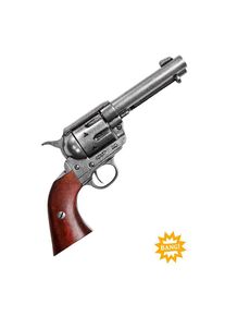 maskworld Rivoltella - Colt Peacemaker 1873, argento
