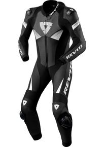 Revit Argon 2, leather suit 1pcs. perforated , color: Black/White/Grey , size: 46