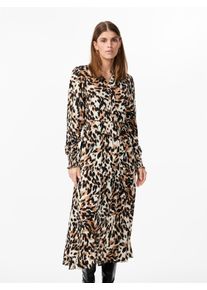 Y.A.S Maxikleid »YASALIRA LS LONG SHIRT DRESS S. NOOS«, mit Volant