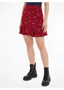 Tommy Jeans Minirock »TJW FLORAL TIERED MINI SKIRT«, Webrock mit Blumenprint