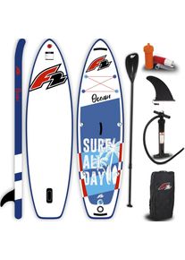 F 2 F2 SUP-Board »Ocean Boy Kids blue«, (Packung, 5 tlg.)