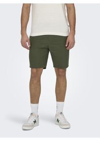 Only & Sons ONLY & SONS Shorts »ONSLINUS 0007 COT LIN SHORTS NOOS«