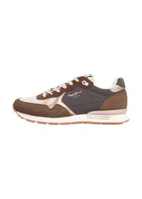 Pepe Jeans Sneaker 'BRIT MIXT W' Damen hellbeige / braun / gold / grau / weiß Größe 36