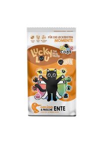 340g Adult Lucky Lou Pollame & Anatra secco per gatti