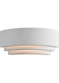 Nordlux Lancio Oblong Wandleuchte, E14, IP20, 25W, Gips, wei&szlig; (2412481001)