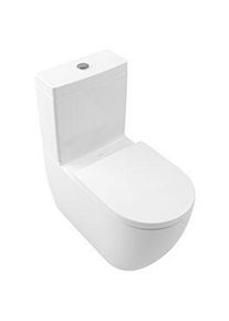 Villeroy & Boch Villeroy & Boch Subway 3.0 Stand-WC-Kombination 4672T001 37x71cm, TwistFlush, spülrandlos, weiß