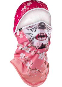 Zan Headgear SportFlex Convertible Blossom, balaclava , color: Red/Pink/White , size: One Size