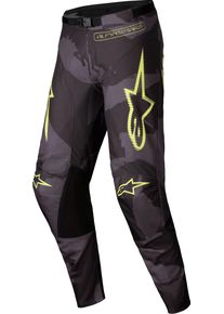 Alpinestars Racer Hollow, textile pants , color: Grey/Dark Grey/Neon-Yellow , size: 28
