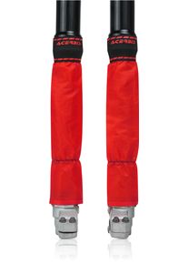 Acerbis Z-Mud, guêtres de fourche , couleur: Rouge