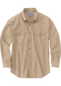 Carhartt Fort, shirt lange mouw , kleur: donkerbeige , maat: L