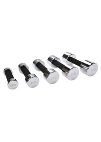 Pader top | VIT chrom.dumbbell, steel, foam rubber handle, 1x 1,0 kg
