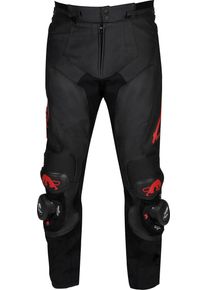 Furygan Raptor Evo, leather pants , color: Black/Red , size: 38