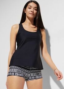 Tankini (ens. 3 pces) avec haut brassière - noir - taille 38 - bonprix
