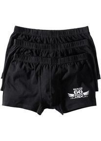 Boxer aderenti con cotone (pacco da 3), Nero, Taglia 6 (L), bonprix