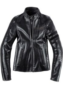 Dainese Settantadue Freccia, veste en cuir femmes , couleur: Noir/Noir , taille: 52