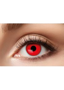 maskworld Lenti a contatto Red Devil - vegane