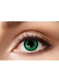maskworld Lenti a contatto a iride verde - vegane