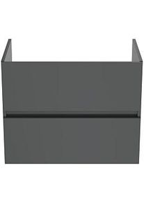 Ideal Standard Eurovit+ Waschtisch-Unterschrank R0261TI ,700x440x550mm Hochglanz grau lackiert, 2 Auszüge