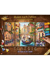 Schipper Malen nach Zahlen »Meisterklasse Triptychon - Venedig - Die Stadt in der Lagune«, Made in Germany