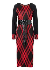 ana alcazar Dames Jurk 'Soani' rood / zwart 34