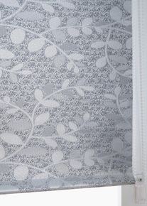 Verdunkelungsrollo Jacquard, grau, Gr&ouml;&szlig;e 150x50 cm, bonprix