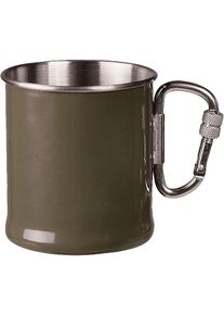 Mil-Tec Carabiner, beker , kleur: Olijf , maat: 250 ml