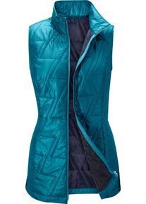 Dames Bodywarmer met contrastkleurige voering aquapetrol Maat 50