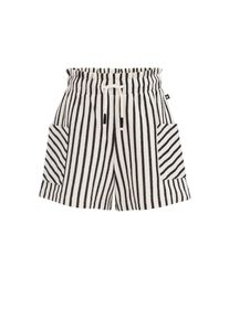 WE Fashion Calças em preto, branco