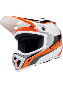 Bell MX-9 MIPS Rift, motocross helmet , color: White/Orange/Black , size: L