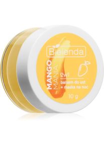 Bielenda Lip Care Lip Balm + Night Mask balsamo labbra con profumazione Mango Mania 10 g