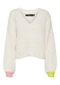 Véro Moda VERO MODA Sweter 'INGRID' dla kobiet beżowy / żółty / różowy pudrowy Rozmiar XS