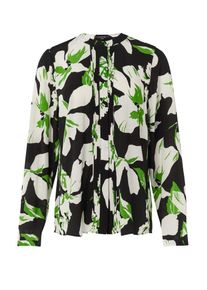 comma, COMMA Dames Blouse groen / zwart / wit XXS