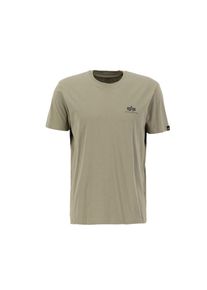Alpha Industries Heren Shirt olijfgroen / zwart XL