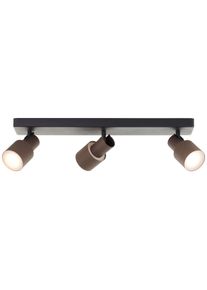 BRILLIANT LEUCHTEN Brilliant Cadiz Deckenstrahler LED Schwarz, 3-flammig