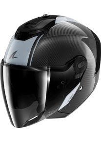 SHARK RS Jet Carbon Skin, jethelm , kleur: zwart/grijs , maat: XS