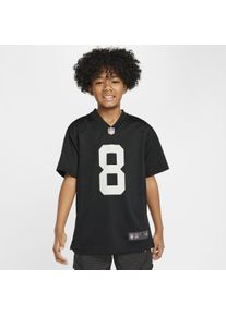 Joshua Jacobs Las Vegas Raiders Nike NFL-wedstrijdjersey voor kids - Zwart