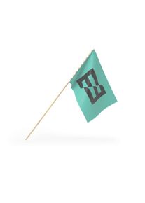 Drapeau à porter personnalisé | Drapeau sur hampe avec ourlet ou franges | Résistant aux intempéries, lavable | Pavoisement avec impression drapeau