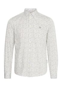 Casual Friday Heren Overhemd 'ANTON' beige / ecru / lichtgroen / wijnrood L