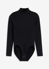 Body senza cuciture con effetto modellante medio - Nero - Taglia 4 (L) - bonprix