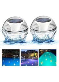 x lampe de piscine flottante, lampe de piscine flottante avec 3 modes, étanche IP65, lampe de piscine solaire, lampe de piscine solaire, lumière de