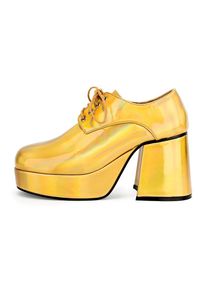 Pleaser Chaussures années 70 Homme dorées
