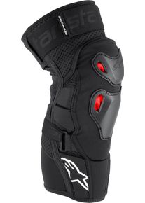 Alpinestars Bionic Pro Plasma, protectores de rodilla , color: Negro/Rojo/Blanco , tamaño: S/M